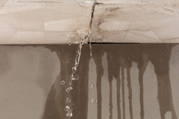 Professional Flood Damage Cleanup technician working in Harrisville, NH